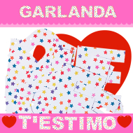 GARLANDA T'ESTIMO ♥ (Cartolina 220gr) PLAERS URBANS