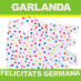 GARLANDA FELICITATS GERMANA (Cartolina 220gr) PLAERS URBANS