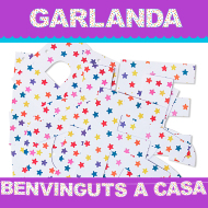 GARLANDA BENVINGUTS A CASA (Cartolina 220gr) PLAERS URBANS