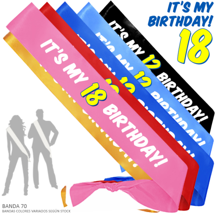 BANDA HONORIFICA IT'S MY 18 BIRTHDAY!!! Banda 70 INEDIT FESTA PLAERS URBANS