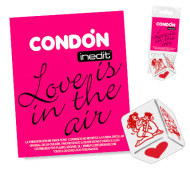 TIRA LOVE IS IN THE AIR (Condón + Dado erótico) INEDIT FIESTA CONDÓN