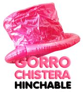 GORRO CHISTERA HINCHABLE ROSA/ INEDIT FESTA
