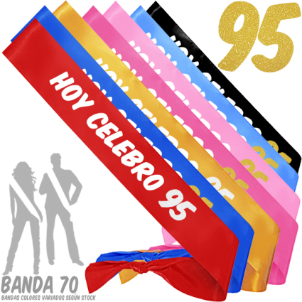 BANDA HONORIFICA PURPURINA HOY CELEBRO 95 AÑOS INEDIT FESTA (BANDA 70) (Mín.3)