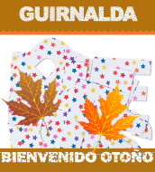 GUIRNALDA BIENVENIDO OTOÑO (CARTULINA 220gr) PLAERS URBANS