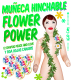 MUÑECA HINCHABLE FLOWER POWER 12 CHAPAS PEACE AND LOVE BOA CANABBIS / PLAERS URBANS