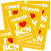 25 CONDONES PRESERVATIVOS ORIGINALES I LOVE BCN BARCELONA PRIDE PARADE INEDIT FESTA