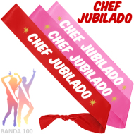 *CHEF JUBILADO BANDA DE TELA HONORIFICA INEDIT FESTA PLAERS URBANS EVENTOS (Banda100) (Mín.2)