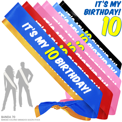 *BANDA HONORIFICA IT'S MY 10 BIRTHDAY!!! Banda 70 INEDIT FESTA PLAERS URBANS