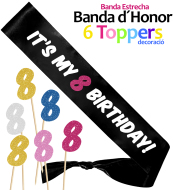 3 IT'S MY 8 BIRTHDAY BANDA HONOR (Banda 70) i 6 TOPPERS INEDIT FESTA (Anys surtits)