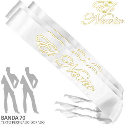 *EL NOVIO PERFECTO BANDA HONORIFICA BLANCO (Banda70) INEDIT FESTA PLAERS URBANS (Mín.3)