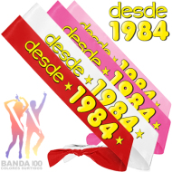 * desde 1984 BANDA DE TELA EL AÑO QUE NACISTE INEDIT FESTA EVENTOS PLAERS URBANS (Banda 100) (Mín.2)